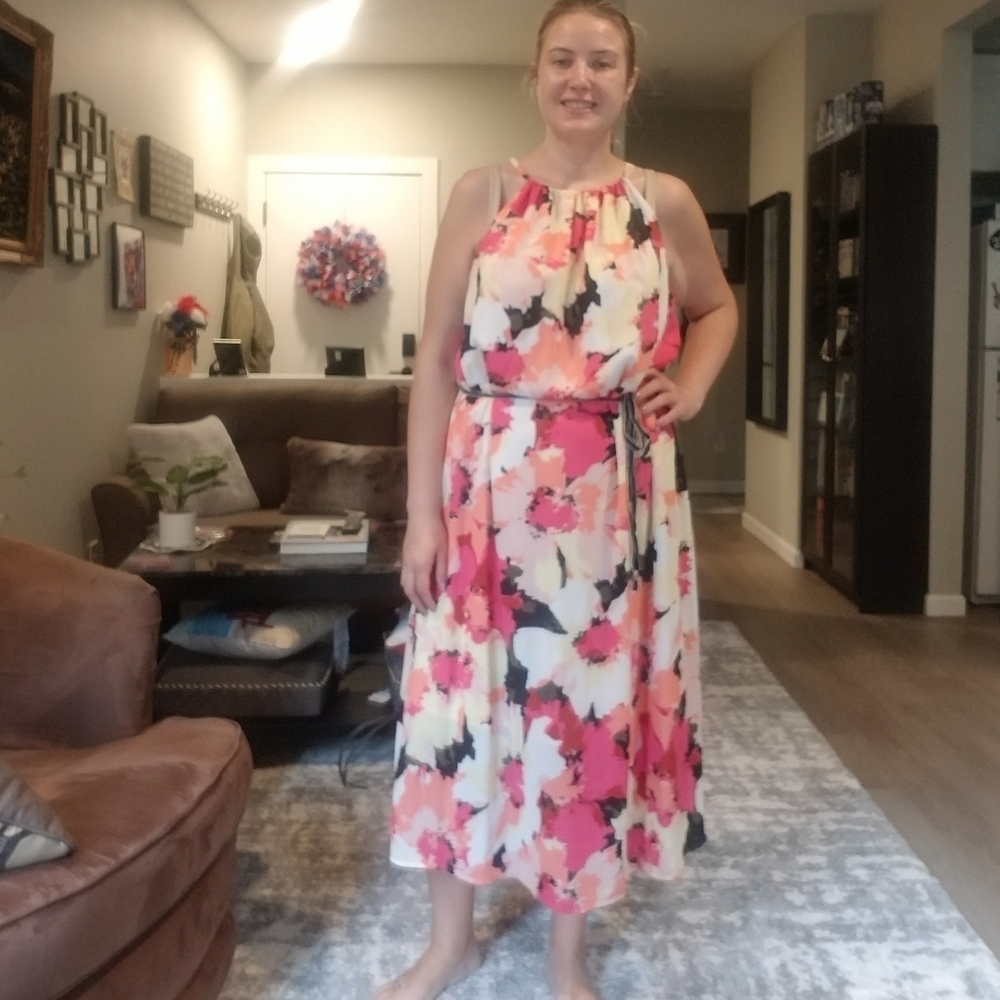 1X flower dress